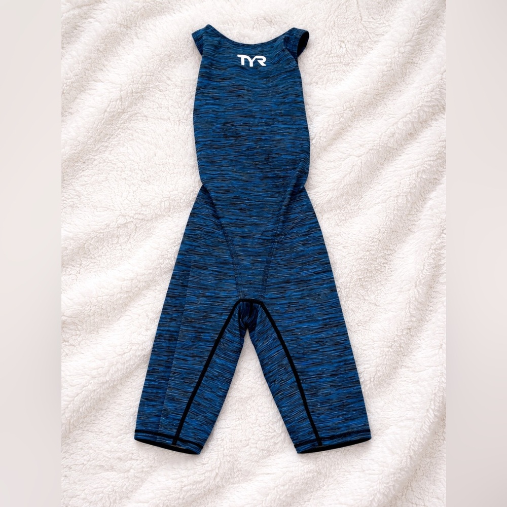 TYR Blue Performance Tech Suit Swimsuit – US Medium | Competitive Swim